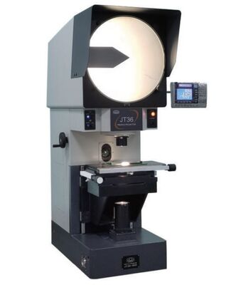 Large Work Stage φ600mm Vertical Profile Projector JT36 Support 5X Lens with Parallel Light