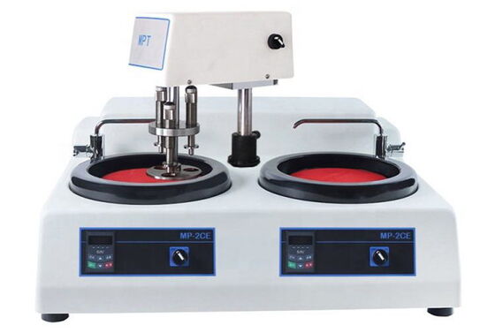 Stepless Speed Double Disc Metallographic Grinding and Polishing Machine with Two Motors