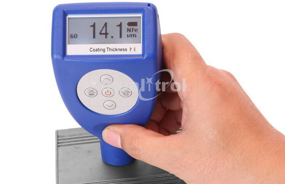 Built-in Probe Resolution 0.1um Integrated Dual Coating Thickness Meter Support F and NF