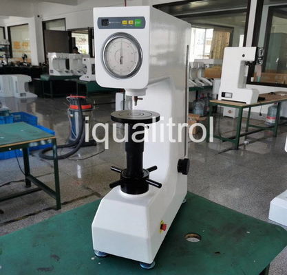 Diamond Indenter Rockwell Hardness Testing Machine AC110V 60Hz With Emergency Stop