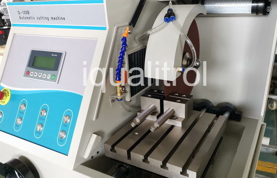 Iqualitrol Auto Metallographic Cutting Machine Q-80ZH Length Max 200mm Water Cooling