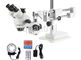 Stereo Optical Microscope Zoom Ratio , Trinocular Stereo Microscope With Camera