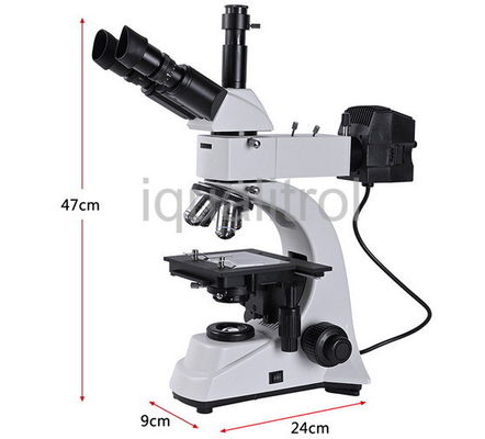Upright Reflected Digital Metallurgical Trinocular Microscope with Polarizer Device