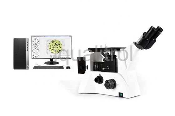 Upright Trinocular Digital Metallurgical Microscope with UIS and Dark Field Observation