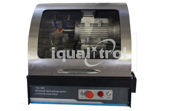 Overheating Protection Manual Metallographic Cutting Machine with Recycling Water Cooling