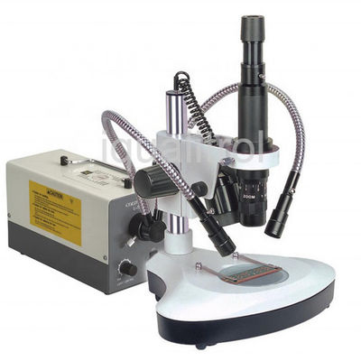 Twin Arm Fiber Cold Light Illumination Color Filters For Stereo Microscope